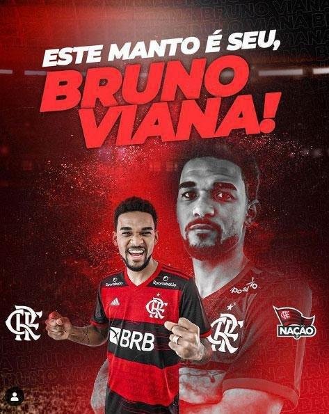 Bruno Viana - Flamengo (Ex-Cruzeiro) - Zagueiro foi revelado pelo Cruzeiro e ficou no clube at 2016