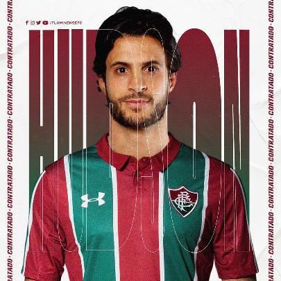 O Fluminense anunciou a contratao do volante Hudson, que estava no So Paulo