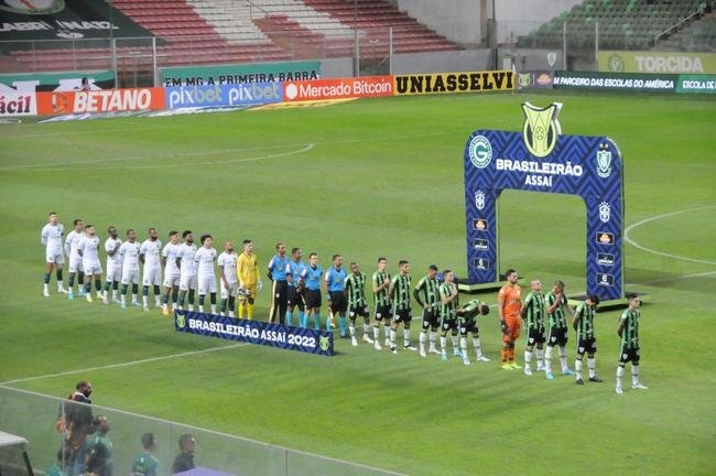 Amrica e Gois se enfrentaram no Independncia, pela 15 rodada da Srie A do Campeonato Brasileiro