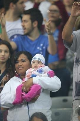 Imagens da torcida no jogo contra o Vitria