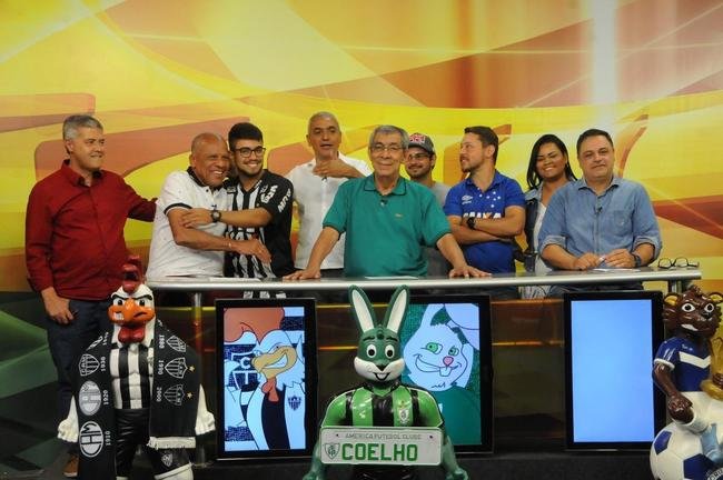 Jair Bala representou o Amrica no programa Alterosa Esporte