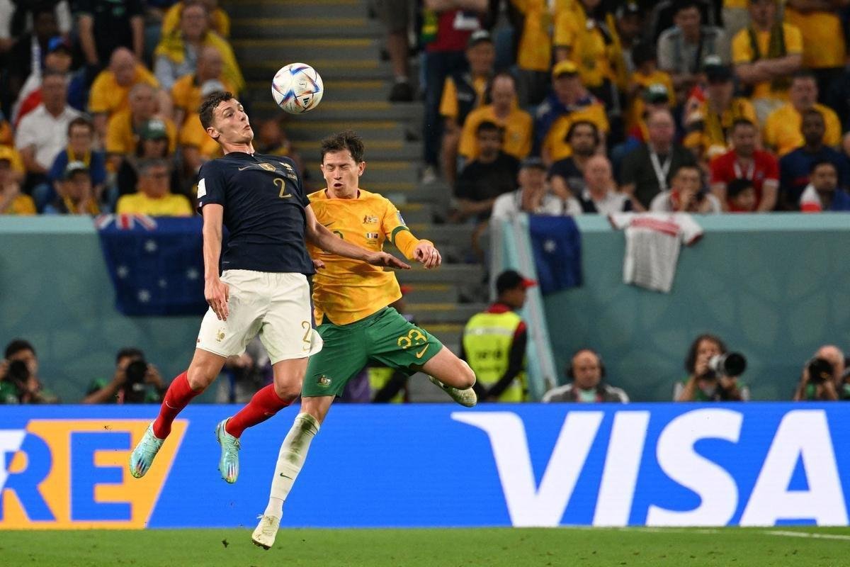 Imagens do jogo entre Frana e Austrlia, pelo Grupo D da Copa do Mundo