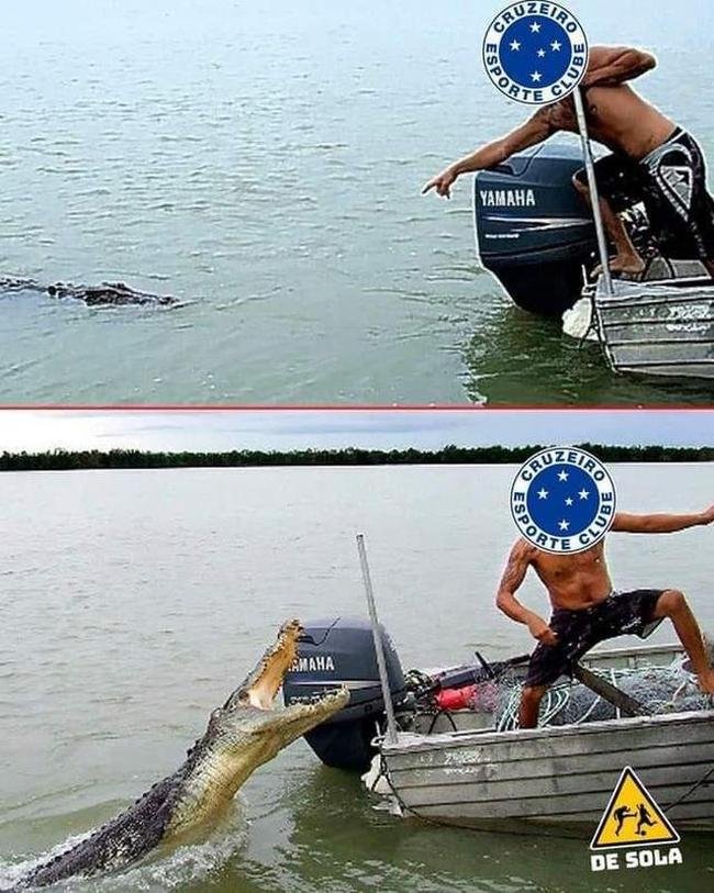 Derrota do Cruzeiro para o Bahia, por 2 a 0, na abertura da Srie B, gerou muitos memes nas redes sociais. Vitor Jacar marcou os dois gols do Tricolor