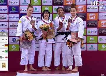 Rafaela fez quatro lutas e só caiu uma vez, nas quartas de final, para a sul-coreana Mimi Huh, que faturou o ouro