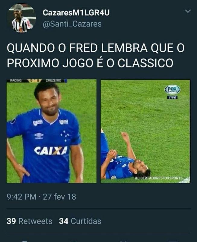 Derrota do Cruzeiro na Libertadores gerou provocaes dos atleticanos nas redes sociais