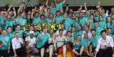 Festa de Nico Rosberg com o ttulo indito na Frmula 1; feito veio com segundo lugar em Abu Dhabi