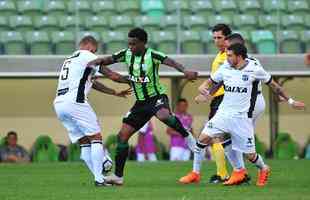 Amrica e Cear se enfrentaram, no Independncia, pela 24 rodada do Campeonato Brasileiro