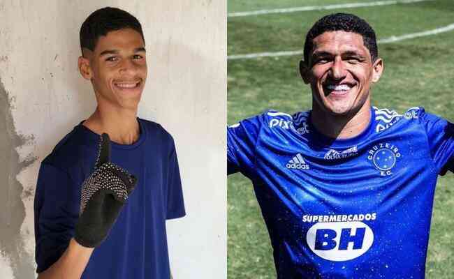 'Luva de Pedreiro' (e) elogiou Luvannor (d), novo reforo do Cruzeiro