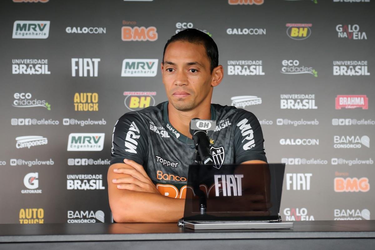 Jogadores do Atltico treinaram nesta tera-feira, vspera do jogo com o Defensor