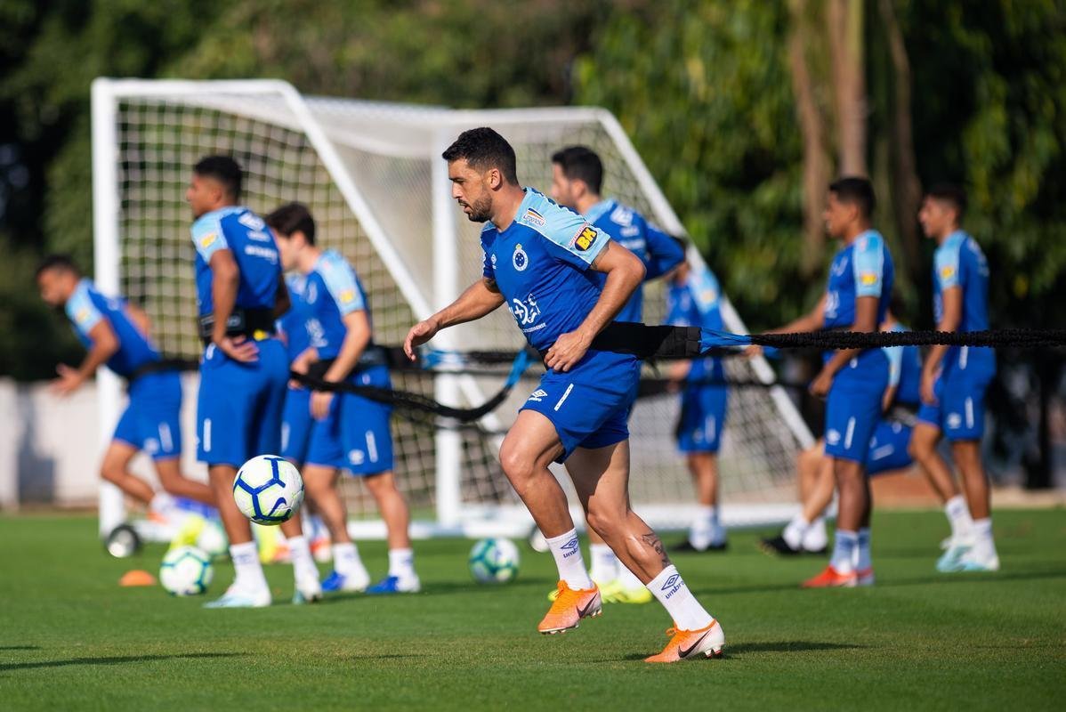 Fotos do treino do Cruzeiro desta quarta-feira, 21 de agosto, na Toca da Raposa II