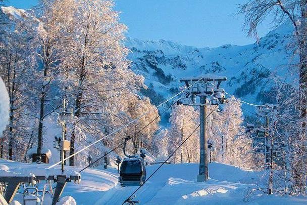 Paisagens e cenários da cidade de Sochi