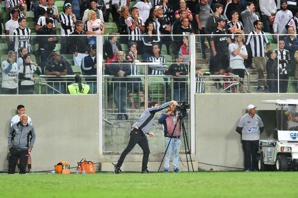 Fotos do primeiro tempo do duelo entre Atltico e Flamengo, no Independncia, pelo Brasileiro
