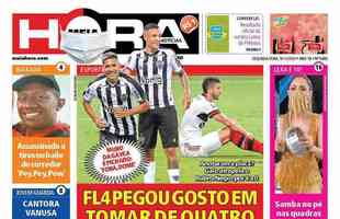 Meia-Hora - 'Fl4 pegou gosto em tomar de quatro. Anotaram a placa? Galo atropela o Rubro-Negro por 4 a 0'