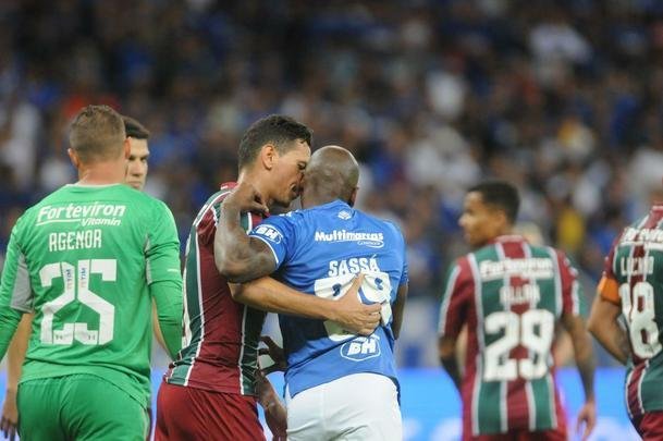 No primeiro tempo, Fluminense teve mais posse de bola; Cruzeiro no conseguiu criar muitas oportunidades