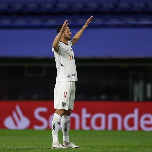 Fotos do jogo entre Boca Juniors e Atlético, na Bombonera, em Buenos Aires, pela ida das oitavas de final da Copa Libertadores de 2021