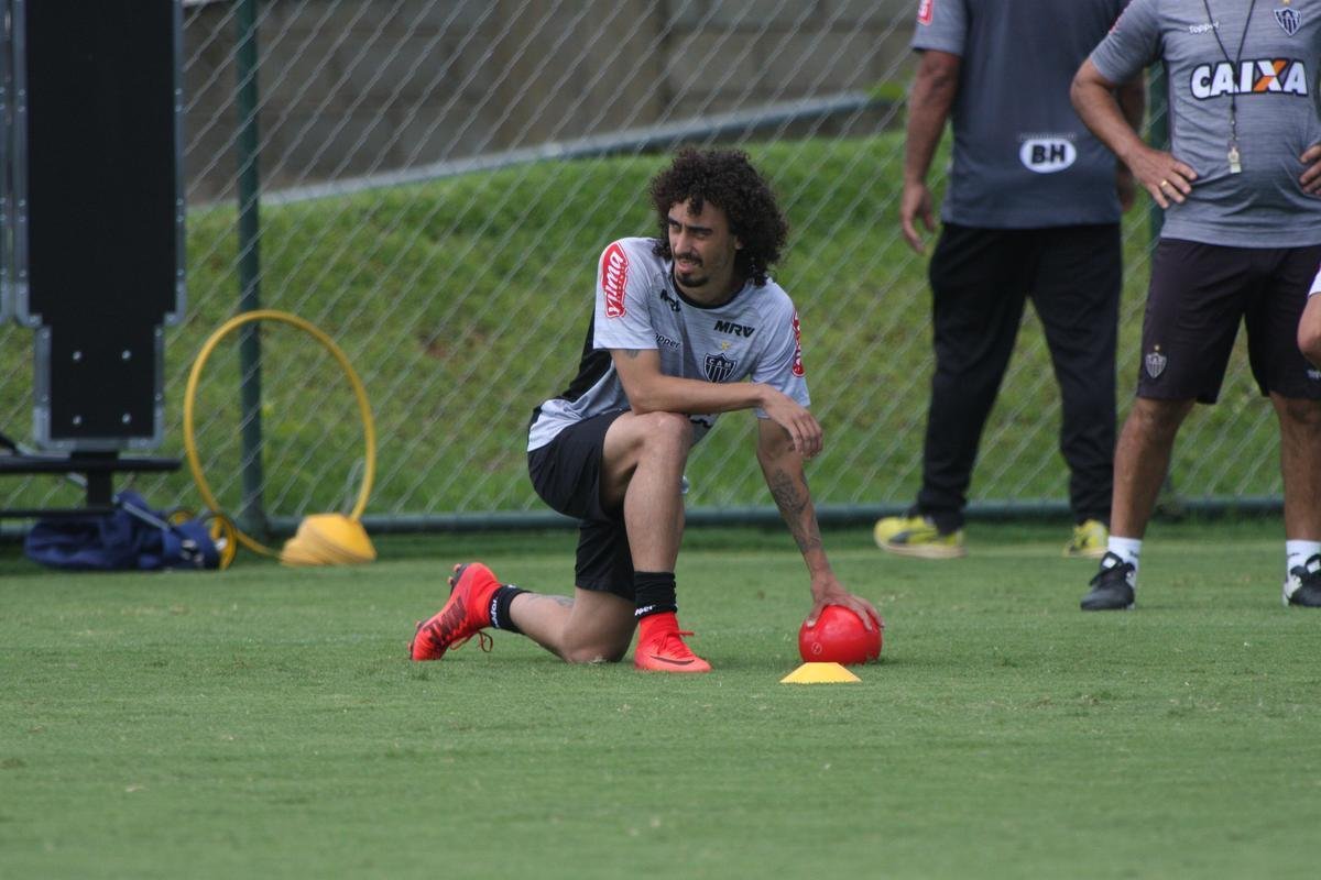 Imagens do treino do Atltico