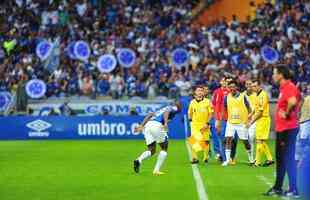 Sass fez comemorao tradicional no primeiro gol com a camisa do Cruzeiro