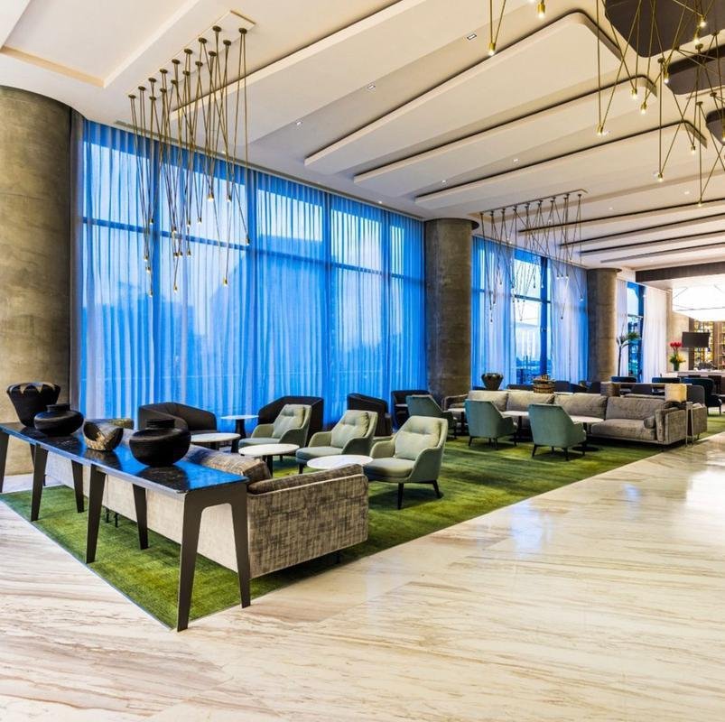 Fotos do Hilton Bogota Corferias, hotel que receber a delegao do Atltico na Colmbia para o compromisso pela Copa Libertadores, diante do Millonarios.