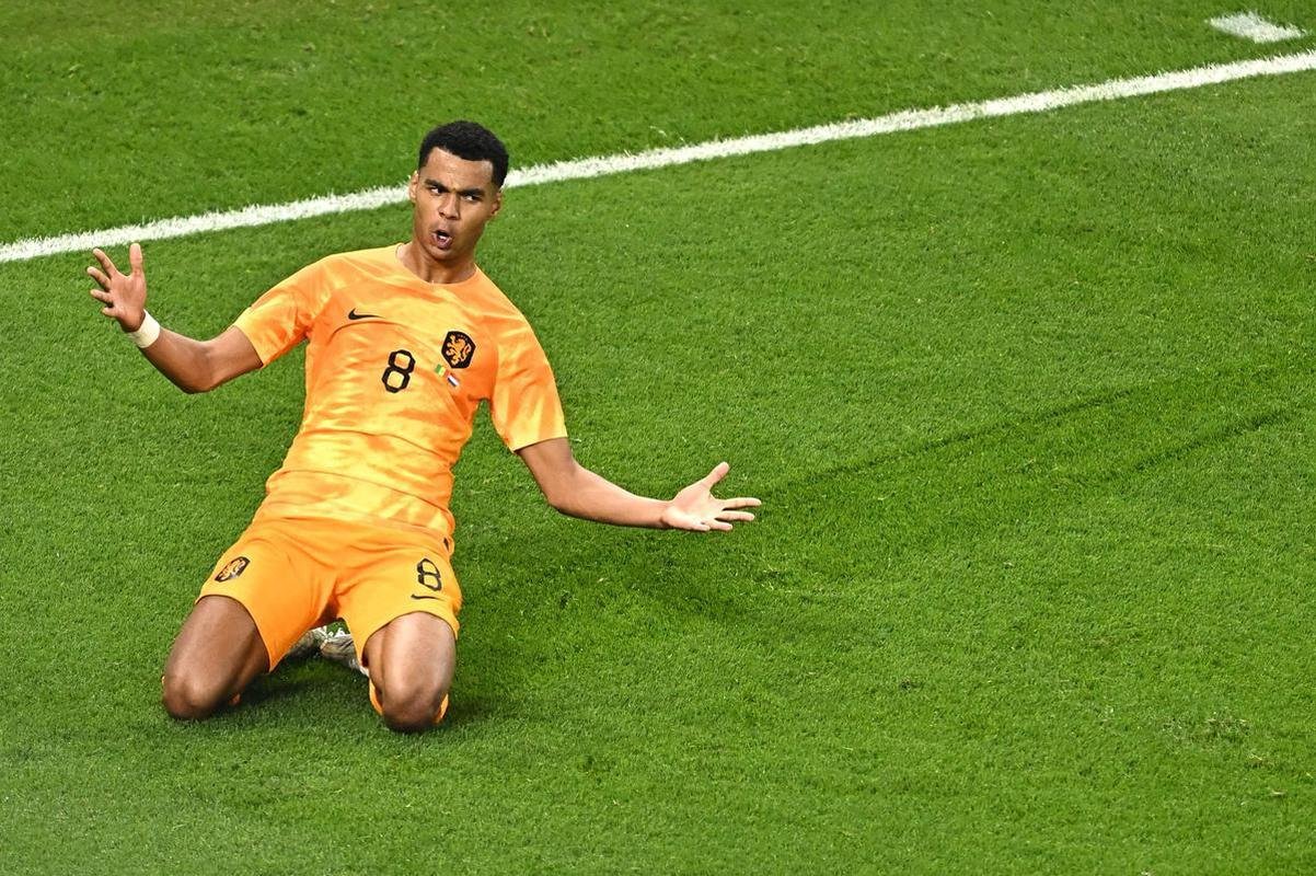 Primeiro gol da Holanda foi marcado por Cody Gakpo 