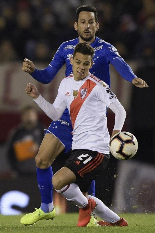 Fotos do segundo tempo do duelo entre River Plate e Cruzeiro, no Monumental de Núñez, em Buenos Aires, pela ida das oitavas de final da Copa Libertadores