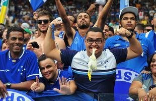 Torcida do Cruzeiro no clssico contra o Atltico, no Mineiro, pela 10 rodada do Estadual