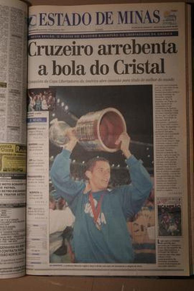 Capa do Estado de Minas no dia da conquista