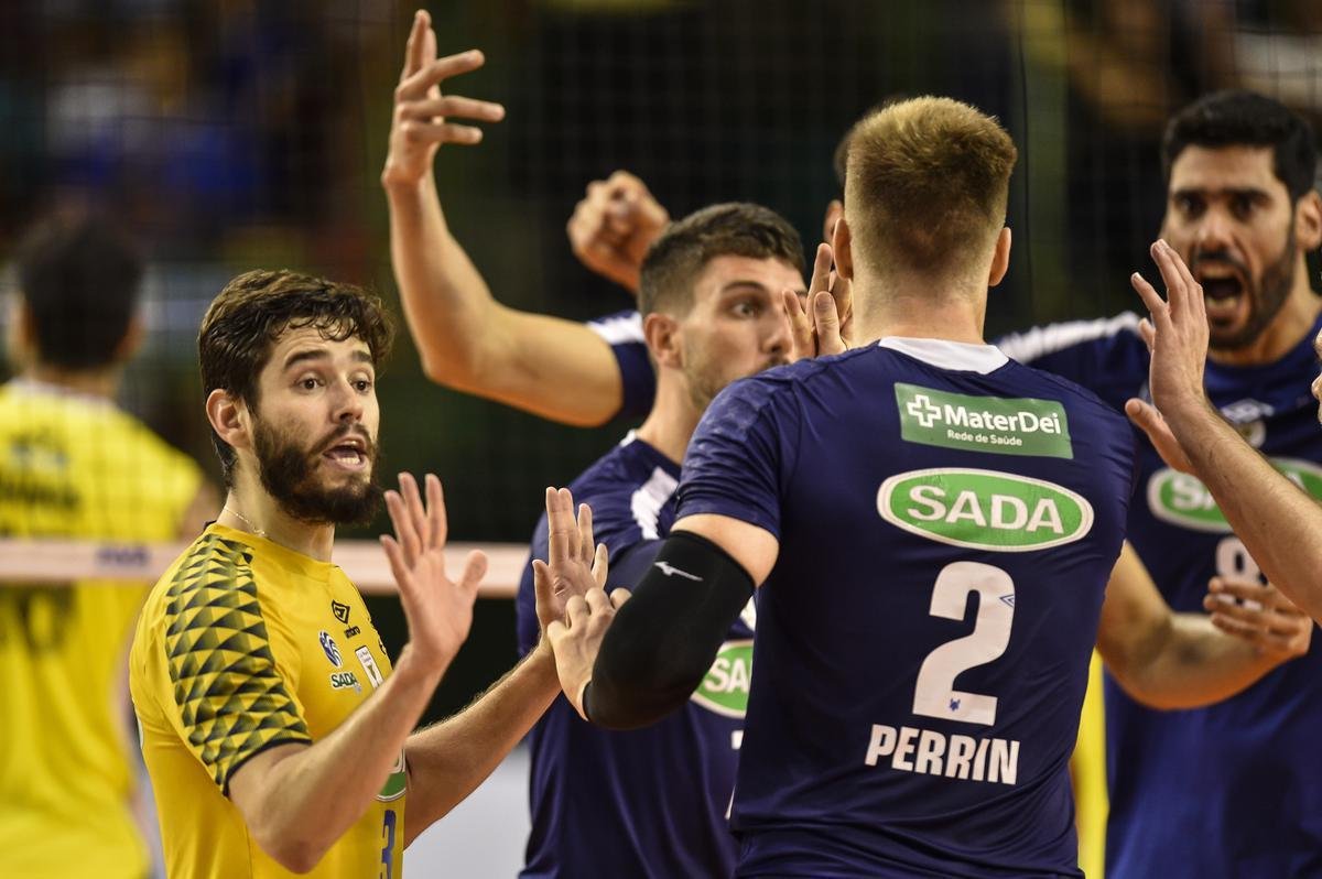 Cruzeiro e UPCN Bolvar Voley fizeram a final do Campeonato Sul-Americano de Clubes de Vlei, no Ginsio do Riacho, em Contagem