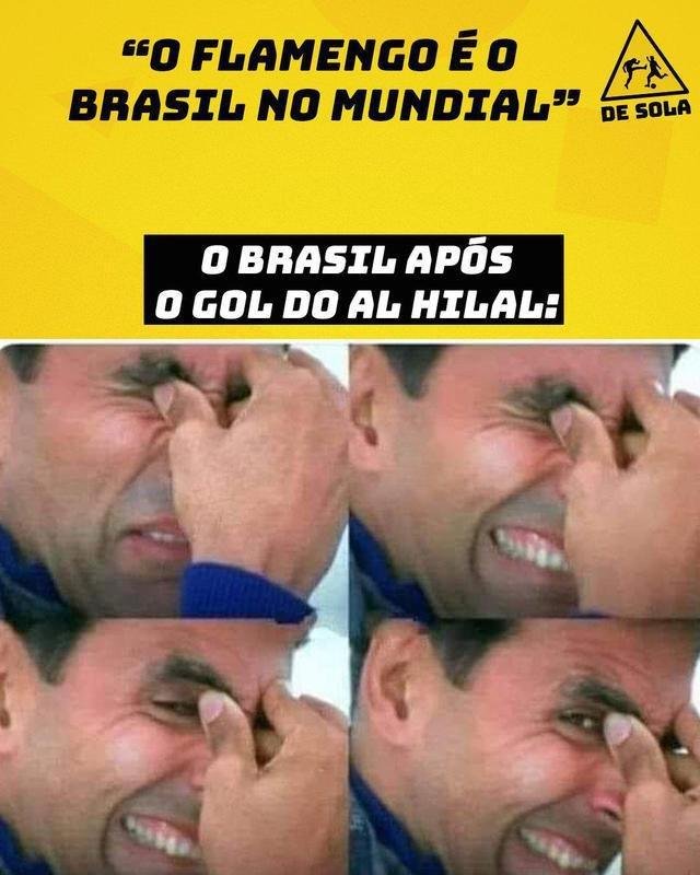 Torcedores brincaram com a eliminao do Flamengo para o Al-Hillal, pela semifinal do Mundial 