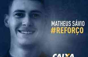 Matheus Svio, atacante de 21 anos, foi emprestado pelo Flamengo ao CSA