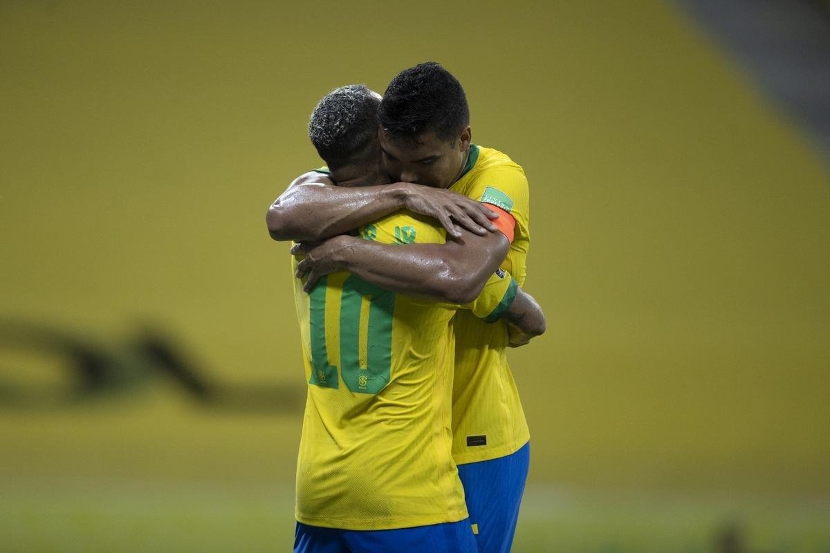 Brasil e Peru se enfrentaram na Arena Pernambuco pelas Eliminatrias da Copa de 2022