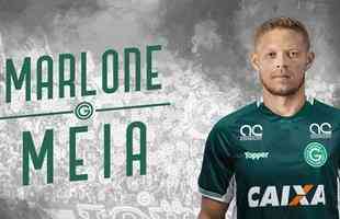 Ex-Atltico e Cruzeiro, o meia atacante Marlone foi emprestado pelo Corinthians ao Gois at o fim de 2019