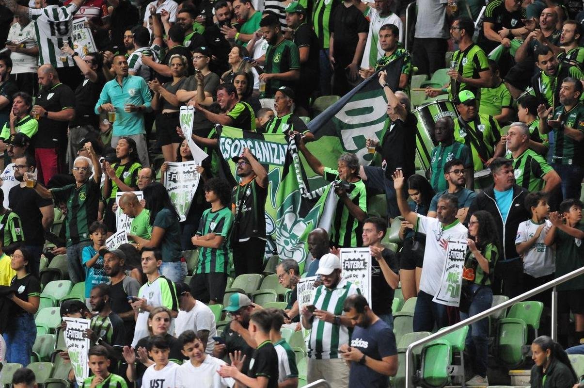 Fotos do clssico entre Amrica-MG e Cruzeiro