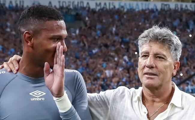 Adriel e Renato Gacho esto em rota de coliso no Grmio, que pode procurar novo goleiro