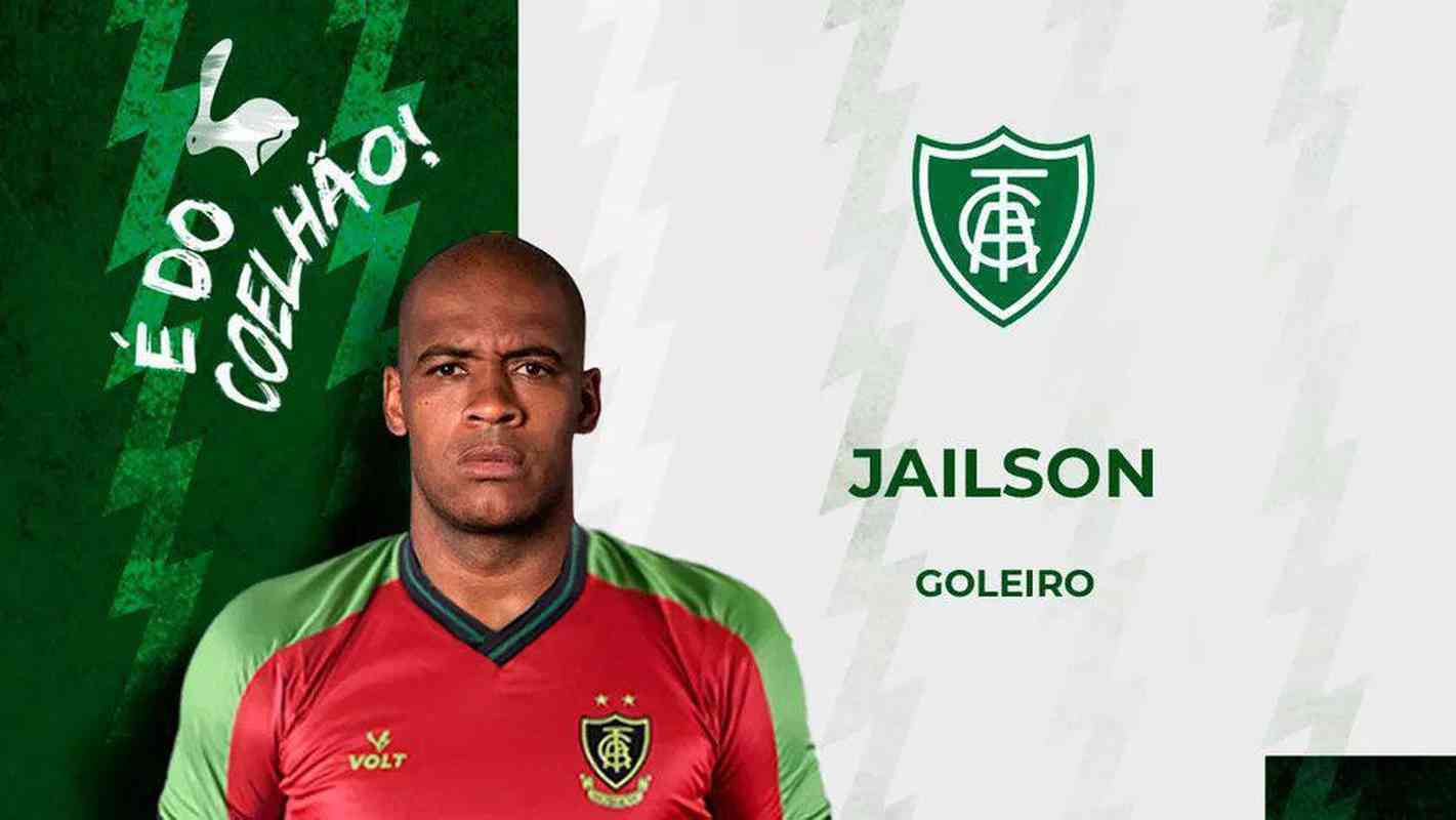 Aos 40 anos, o goleiro Jailson chegou ao Amrica para suprir a ausncia de Matheus Cavichioli. Fez boas atuaes pelo clube, mas resolveu deixar o Coelho em julho.