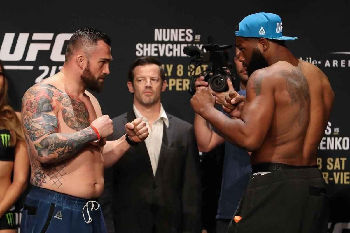 Pesagem do UFC 213, em Las Vegas - Daniel Omielanczuk x Curtis Blaydes