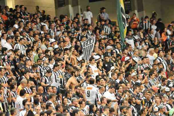 Torcida atleticana lotou o Independncia, nesta quarta-feira, para a estreia em casa pela Copa Libertadores