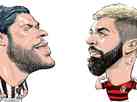 Atltico x Flamengo ope Hulk e Gabigol: quem tem os melhores nmeros?