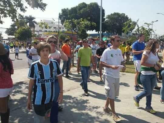 Torcedores de diferentes clubes marcam presença no Mineirão na Rio'16