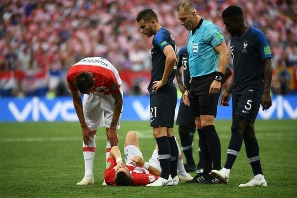 Fotos da final da Copa do Mundo, entre Frana e Crocia, em Moscou