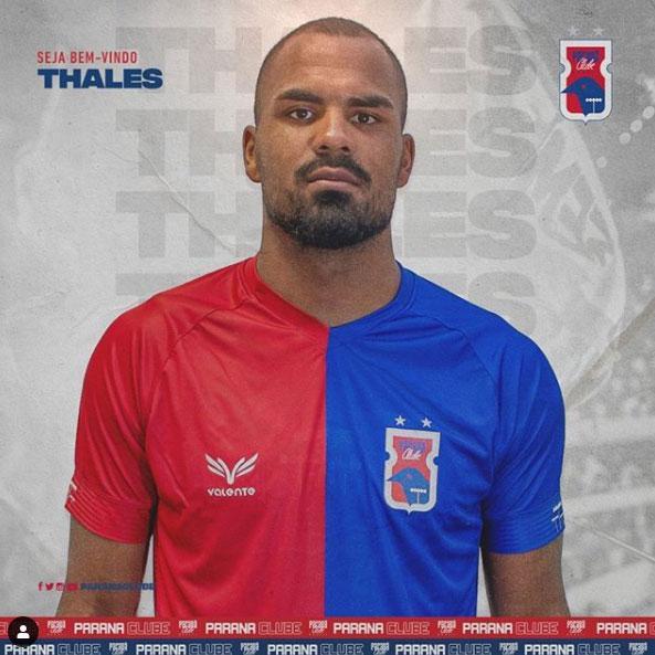 O Paran anunciou a contratao do zagueiro Thales, que estava no Cricima