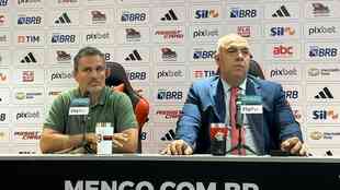 Em coletiva, Marcos Braz e Bruno Spindel, do Flamengo, comentaram a polêmica envolvendo Palmeiras e a CBF