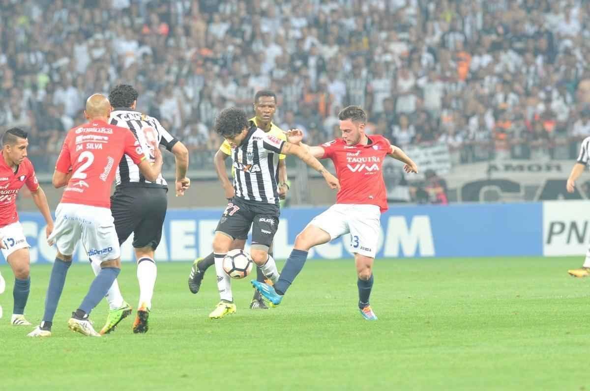 Atltico e Jorge Wilstermann se enfrentaram, no Mineiro, pelas oitavas de final da Libertadores