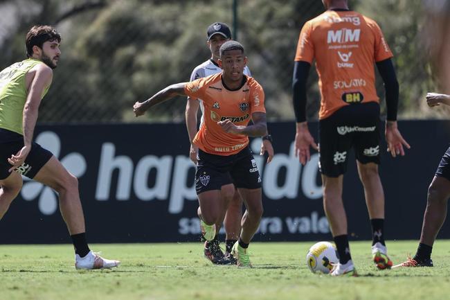 Fotos do treino do Atlético neste domingo