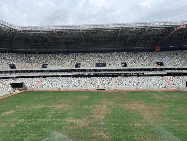 Fotos da visita feita por pessoas com deficincia na Arena MRV, nesta quinta-feira (9/2)
