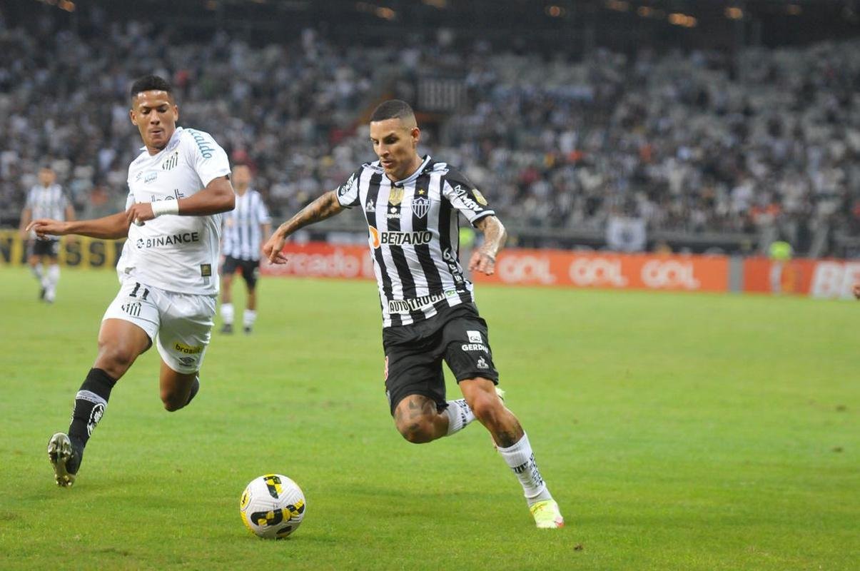 Fotos do empate por 1 a 1 entre Atltico e Santos, no Mineiro, pelo Campeonato Brasileiro