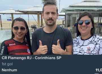 Youtuber apostou que a decisão entre Flamengo e Corinthians, nessa quarta-feira (19), no Maracanã, no Rio de Janeiro, seria outro empate sem gols