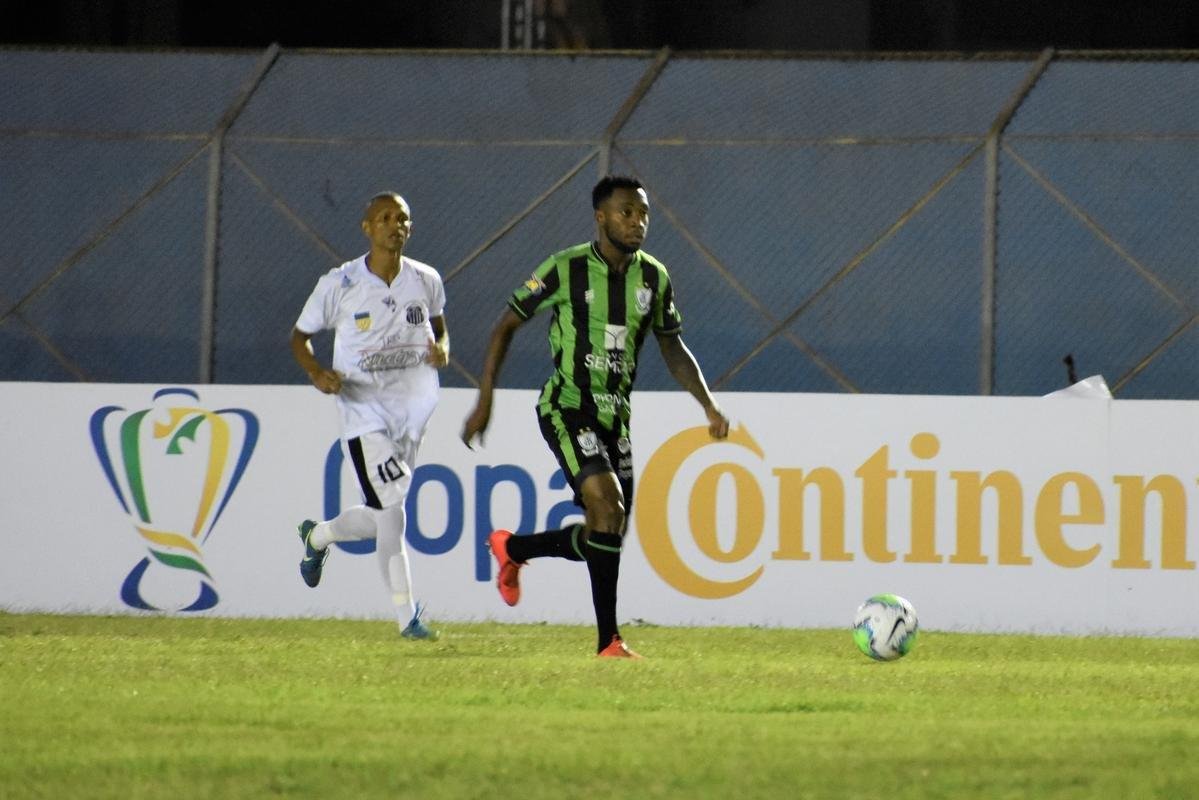 Empate por 1 a 1 com Santos do Amap garantiu classificao do Amrica  segunda fase da Copa do Brasil