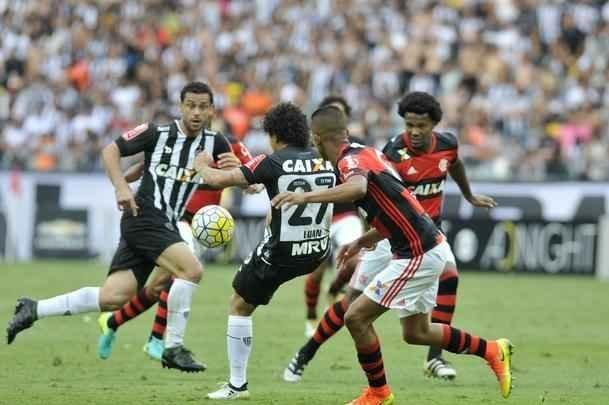Fotos do jogo entre Atltico e Flamengo no Mineiro