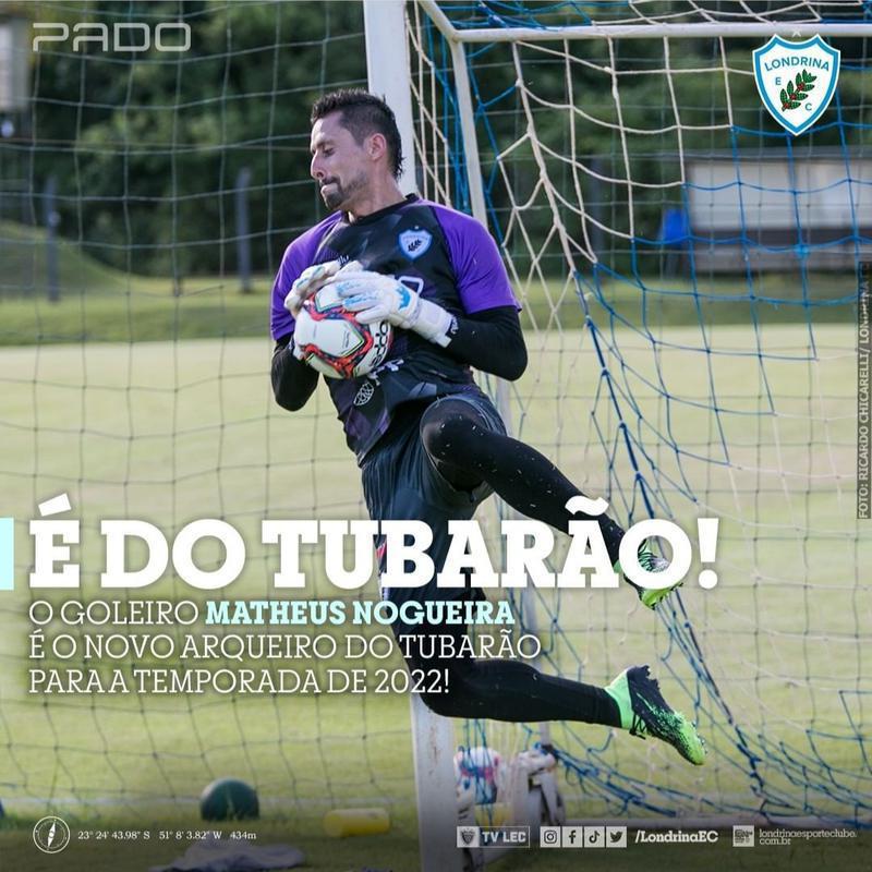 Matheus Nogueira, goleiro (Londrina)