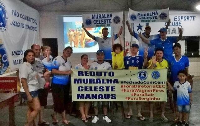 'Redutos Celestes' pelo mundo protestaram contra dirigentes do Cruzeiro